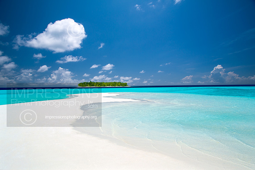 maldives stock photo tropical island and sandbank with blue lagoon