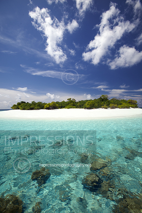 maldives stock photo tropical island desert island and coral reefs and lagoon