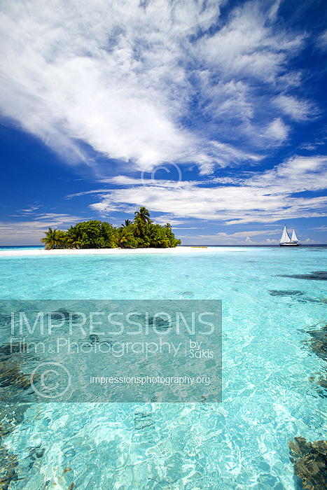 maldives stock photo tropical island desert island and sailing boat