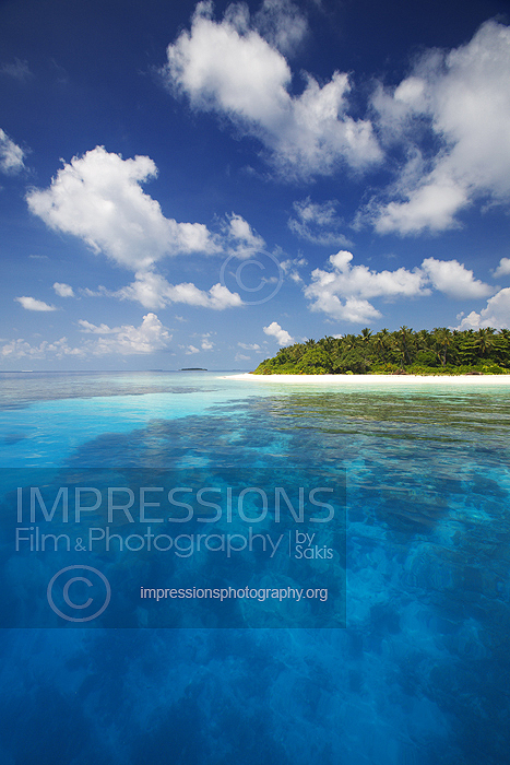 maldives stock photo tropical island desert island with tropical beach and coral reefs