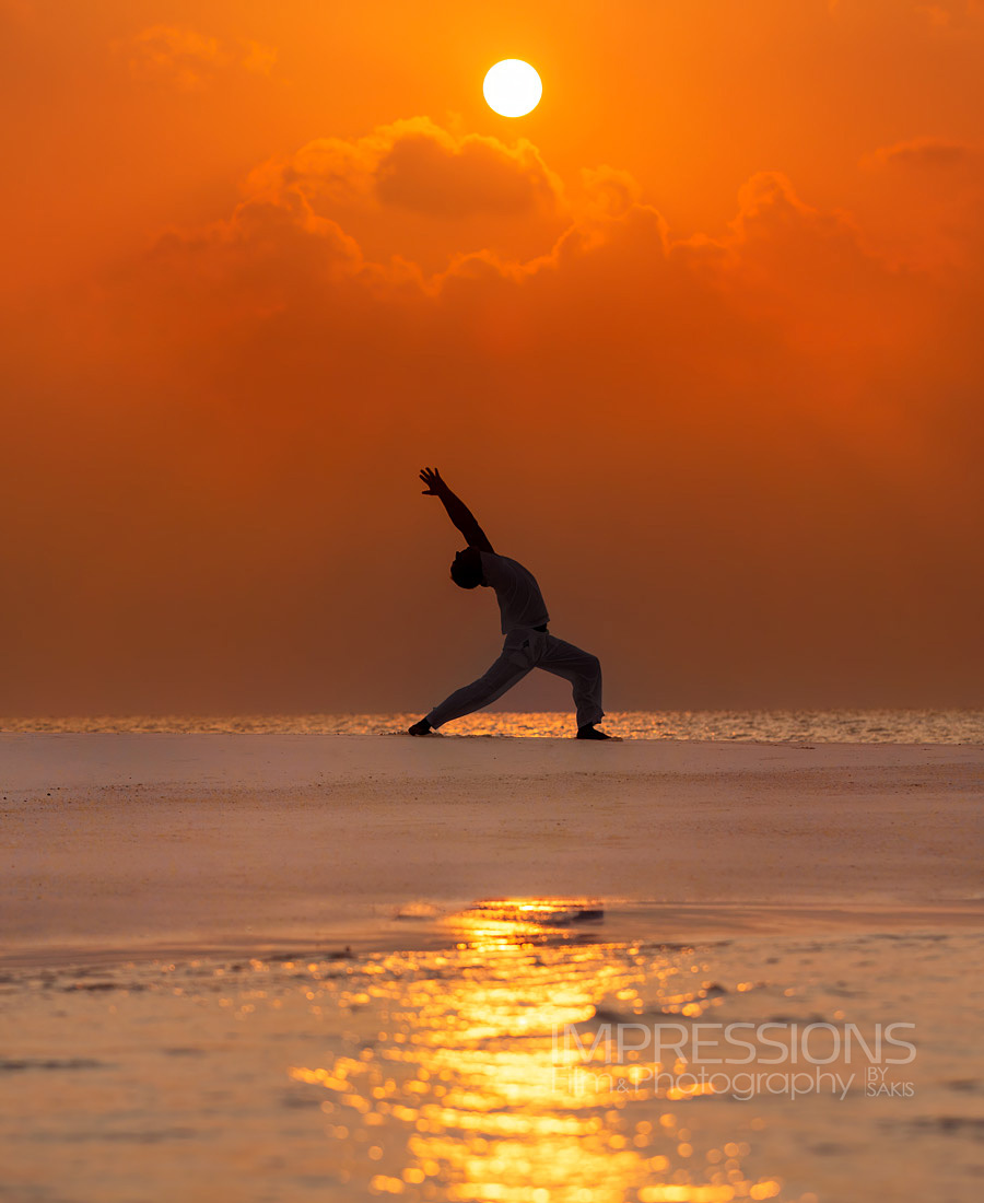 sunset yoga milaidhoo wellness photography luxury resort maldives