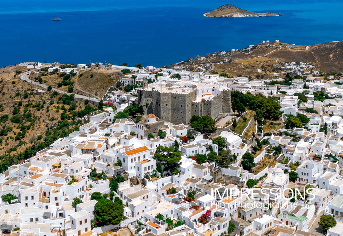 the monastery of saint John patmos greece travel pphotography