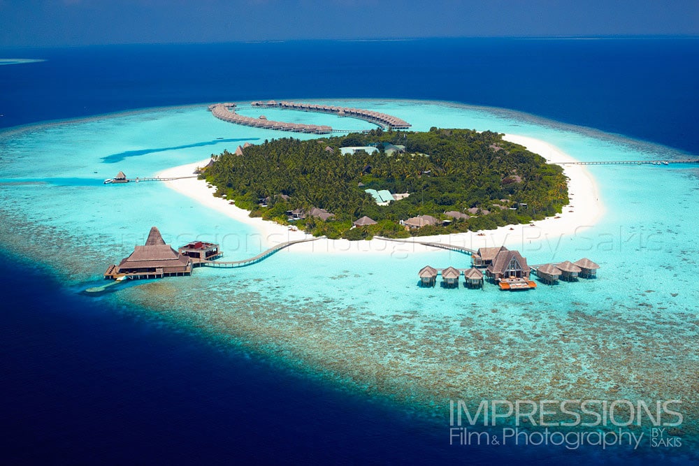 Aerial Photography - Anantara Kihavah Villas Maldives