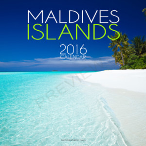 2016 maldives Wall calendar