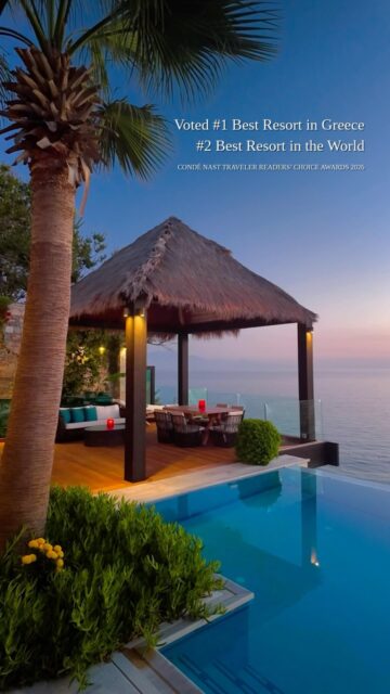 Congratulations to the entire Porto Zante team on this extraordinary recognition.  Voted No.1 Best Resort in Greece and No. 2 Best Resort in the World by Condé Nast Traveler readers in the 2026 Readers’ Choice Awards.  Beautiful stories begin with vision and Porto Zante has one. A true testament to hospitality and the pursuit of excellence.  Honoured to have captured its soul through my lens.  Films & photography for villas, estates and hotels, Greece & beyond.  📍 Porto Zante Villas & Spa, Zakynthos, Greece  #portozante #luxuryhotel #hotelphotography #luxuryvilla #luxurytravel