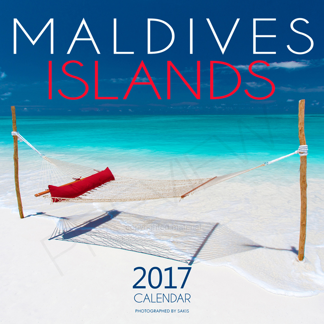 Maldives 2017 Wall Calendar