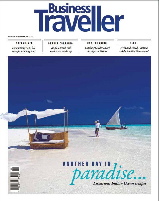 Cover Business Traveller Magazine January 2018