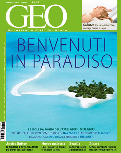 Cover photo GEO MAGAZINE Italy by Sakis Papadopoulos november 2015