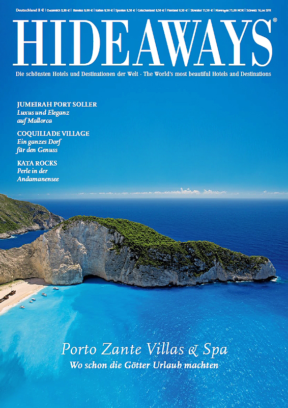 Cover Hideaways Magazine travel Guest experience photography by Sakis Papadopoulos