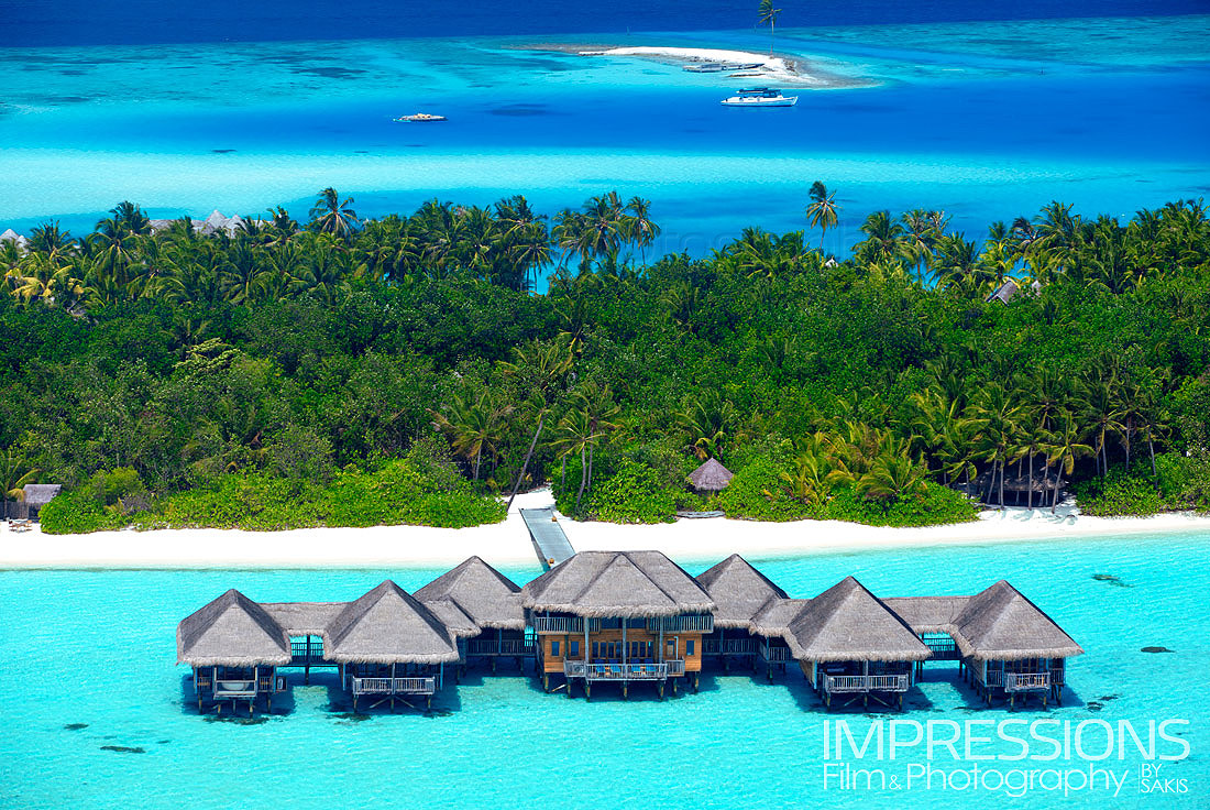 Aerial Photography - Spa at Gili Lankanfushi Maldives