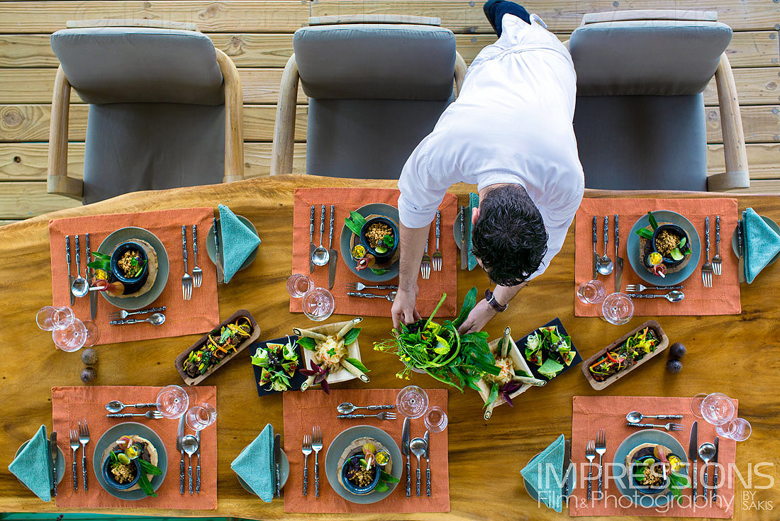 Guest experience - In-Villa Dining F&B Photography. Gili Lankanfushi Maldives