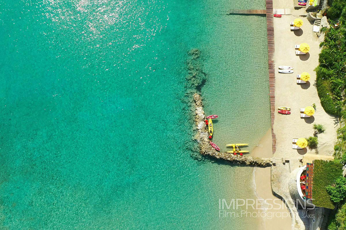 Luxury Villa Drone Photography Aerial Greece. Zakynthos Porto Zante