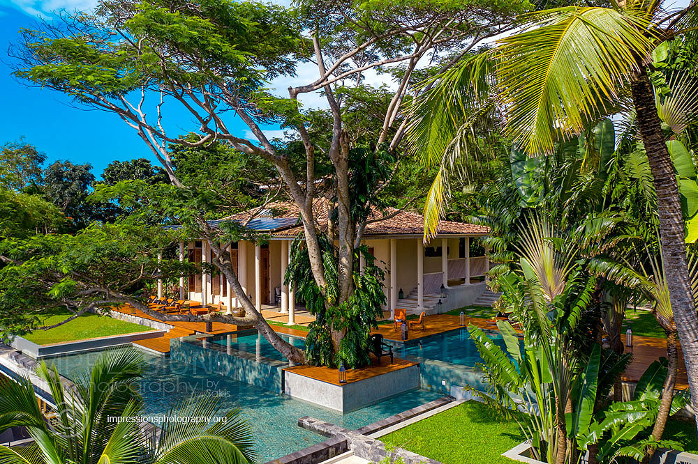 Luxury Villa aerial photography