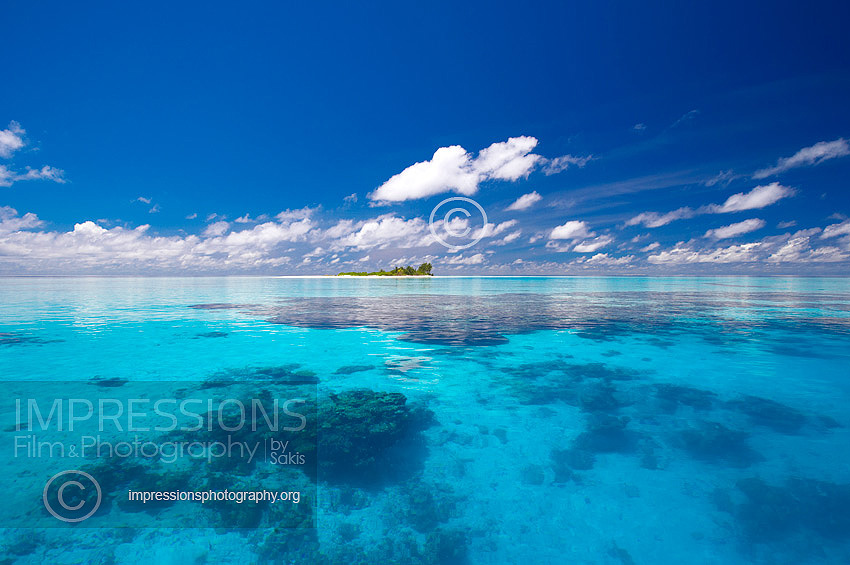 Maldives beach and tropical island
