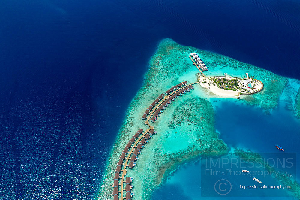 Drone Photography Luxury Hotel - Maldives