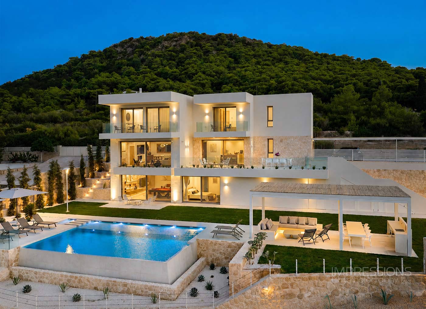 Εναέρια φωτογράφιση βίλας με drone Ελλάδα