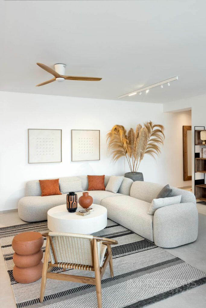 aegina luxury villa interior design photography living room