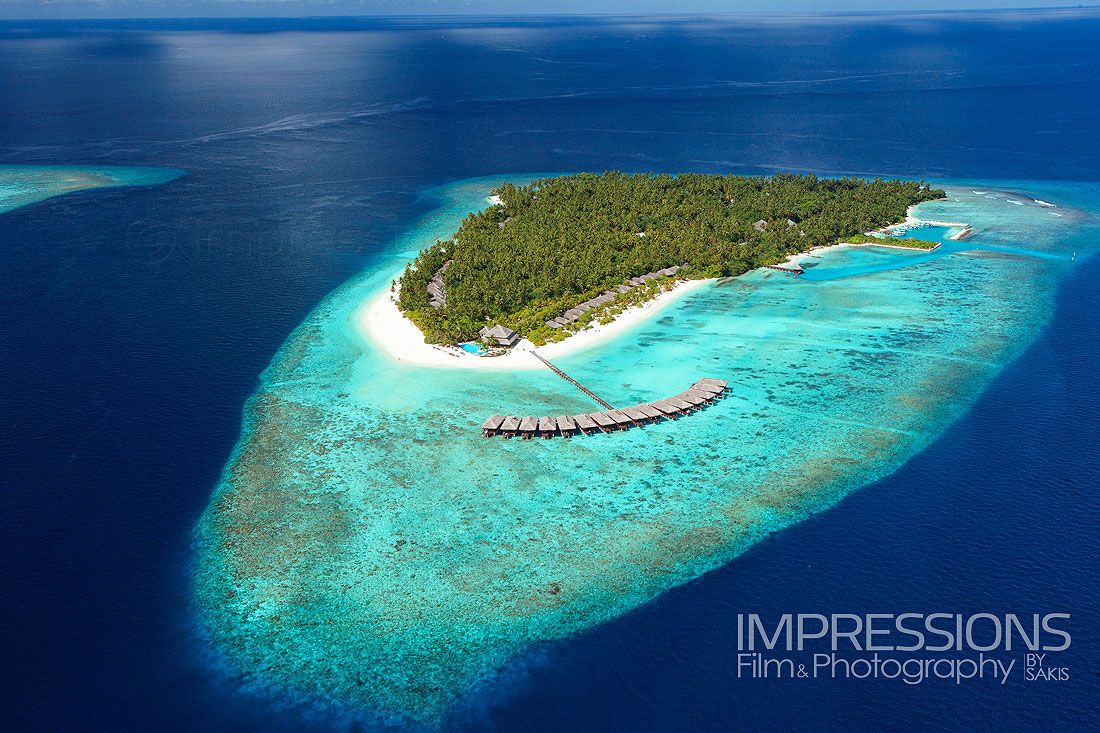 Luxury Hotel Aerial Photography Maldives