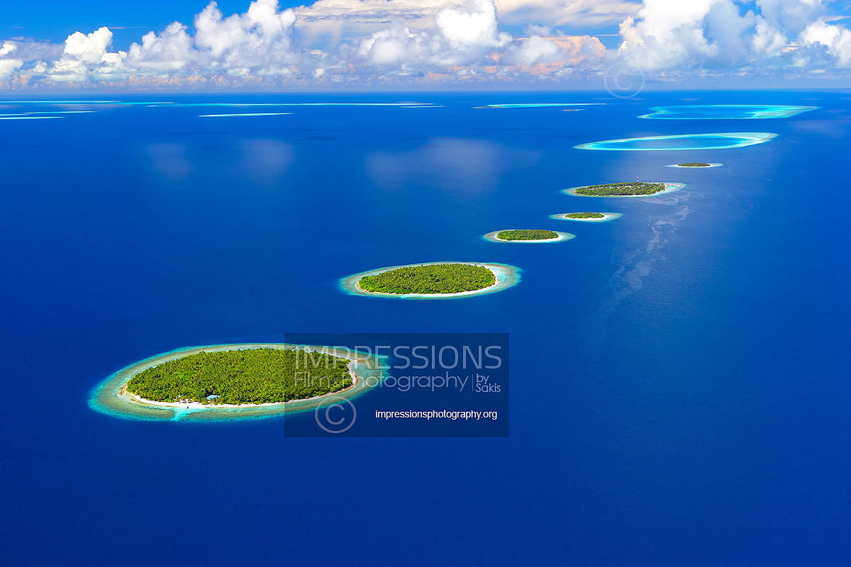 aerial photography maldives