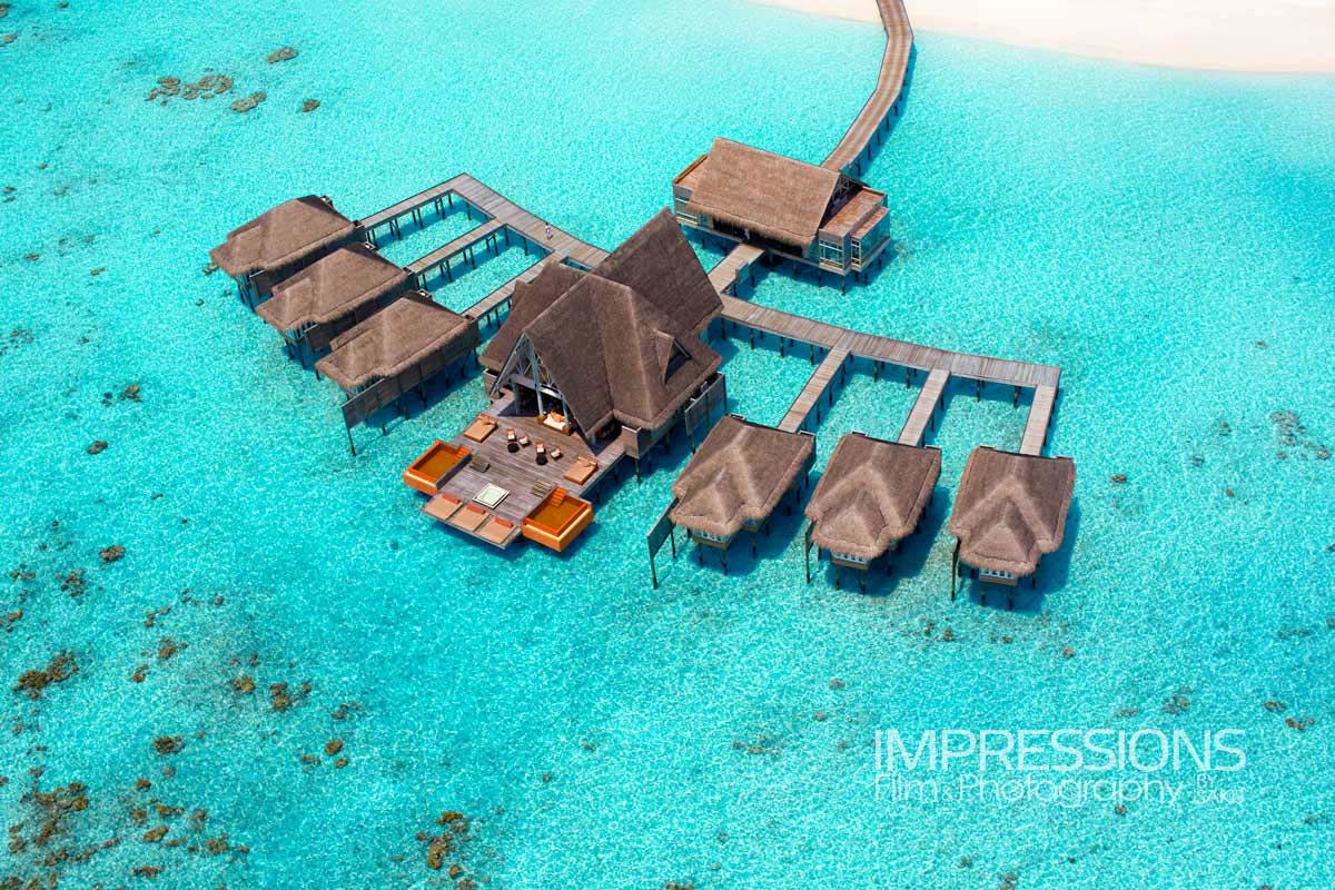 anantara kihavah maldives resort aerial photography spa