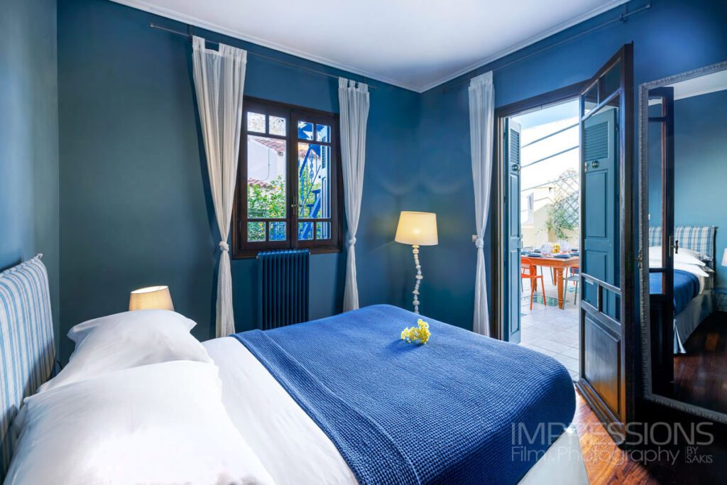 apartment interior photography athens bedroom