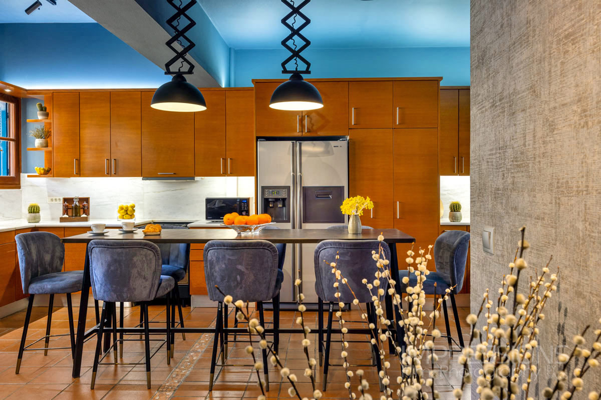 apartment interior photography athens dining area