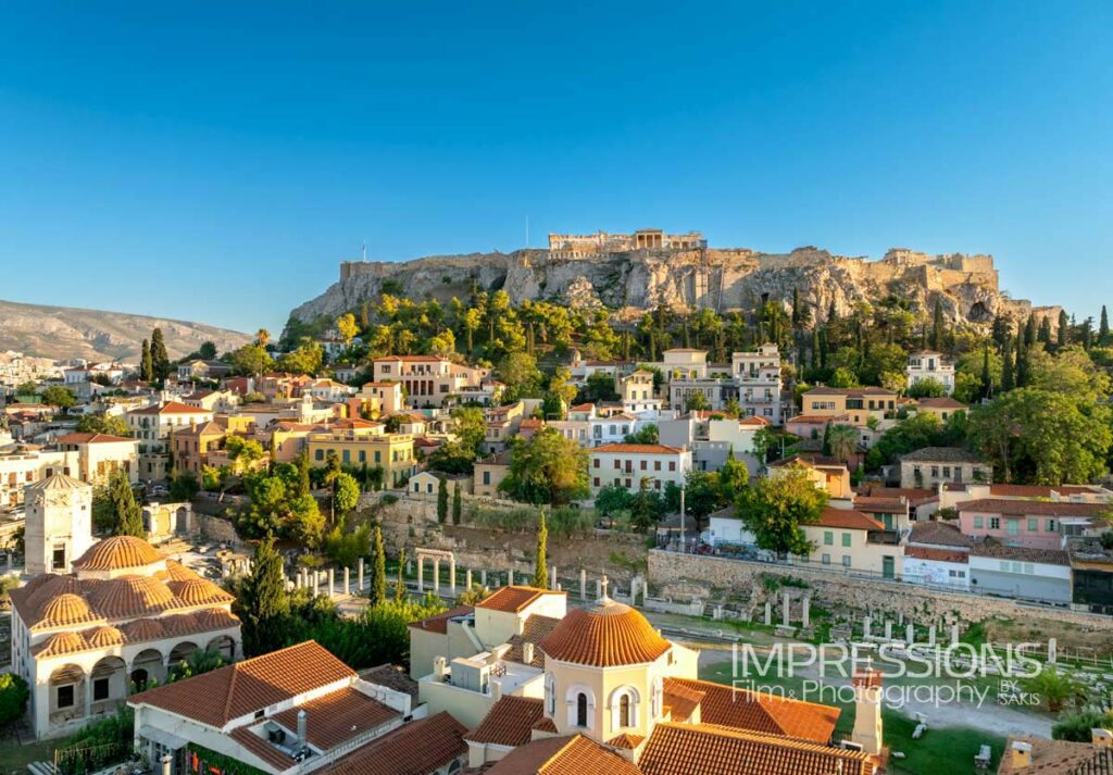 athens acropolis drone aerial luxury airbnb photographer