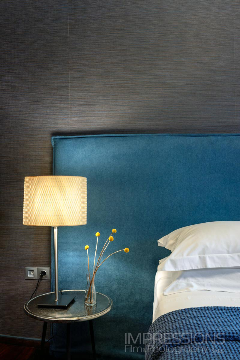 athens luxury apartment interior detail photography bedroom