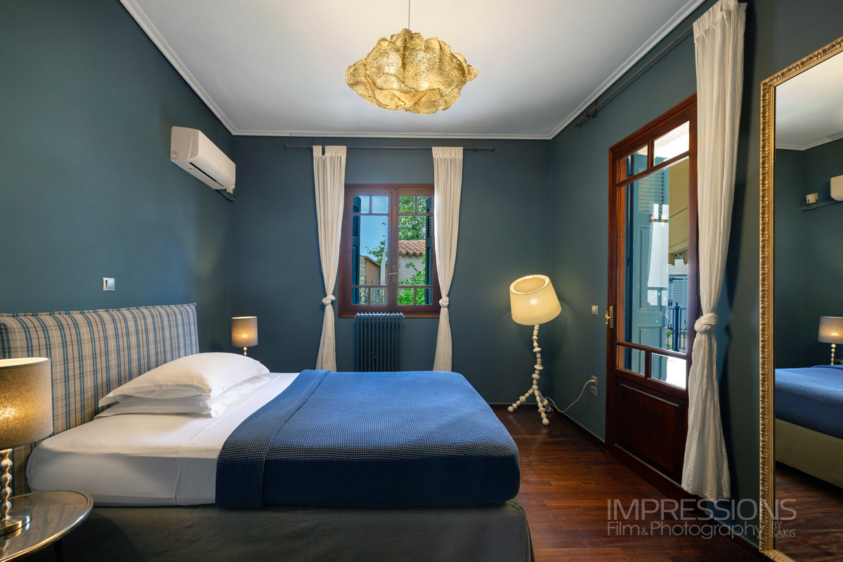 athens luxury apartment interior photography bedroom
