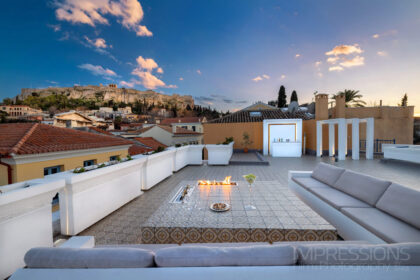 athens luxury apartment photography plaka