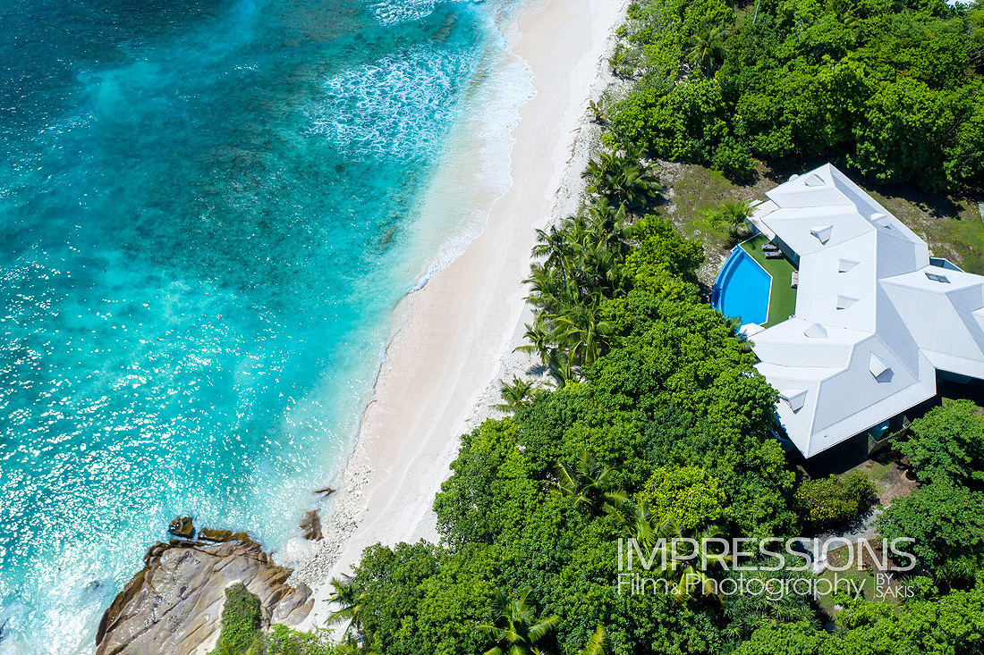 Private Islands photographer - Cousine Island Seychelles Private Island aerial photography