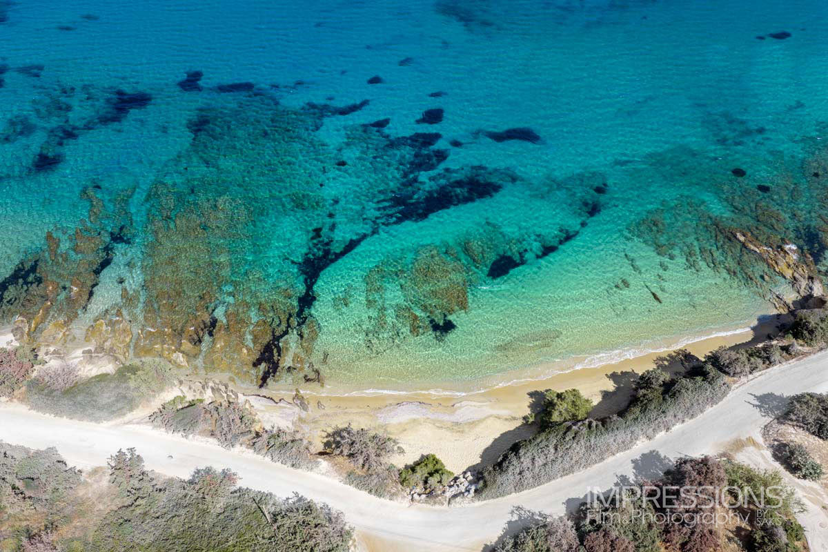 drone photography destination naxos luxury art villa greece case study