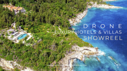 drone showreel luxury villas hotels