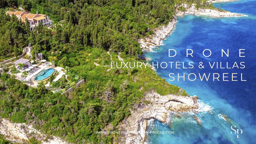 drone showreel luxury villas hotels