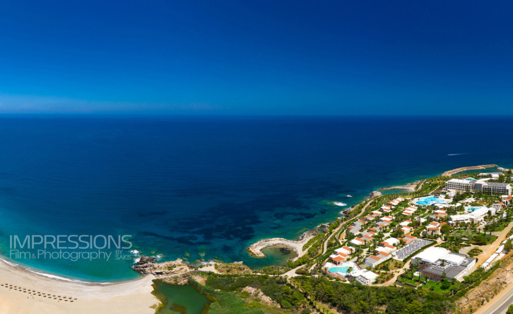 Greece Crete hotel aerial photography