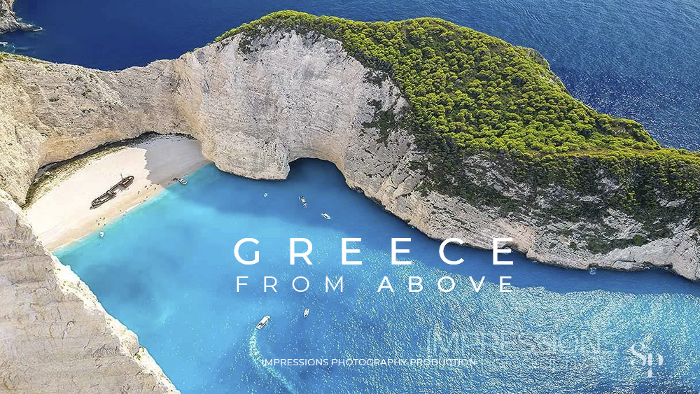 greece from above drone video production
