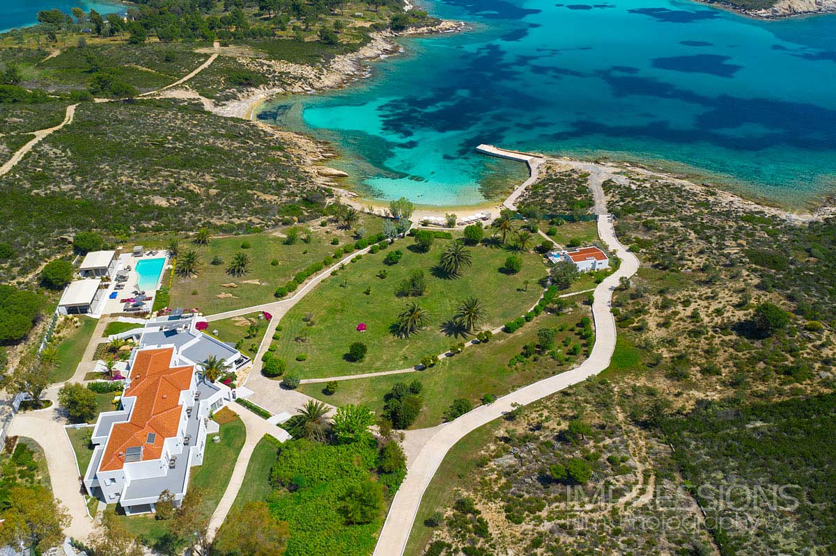 White House Luxury Estate photography Greece Diaporos Private Island