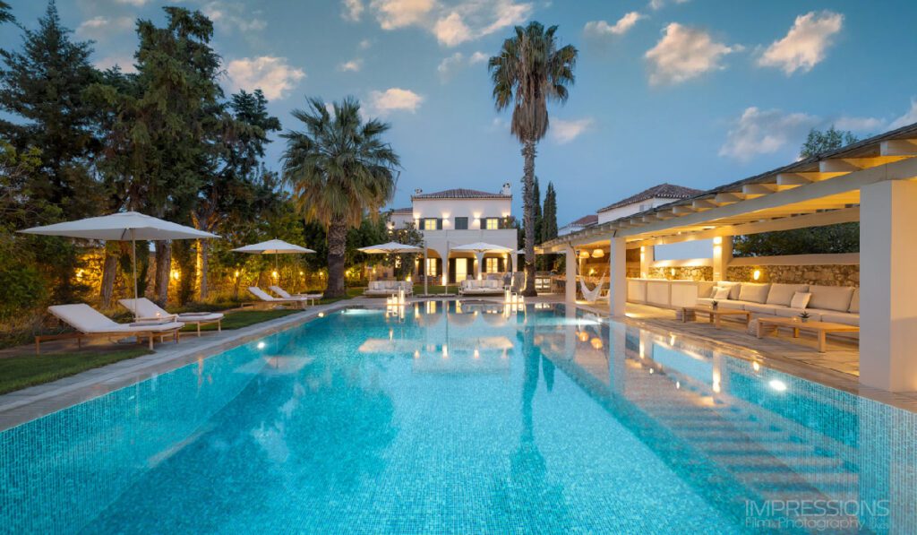 greece luxury villa photographer spetses