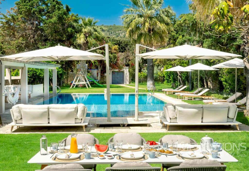 greece luxury villa photography spetses