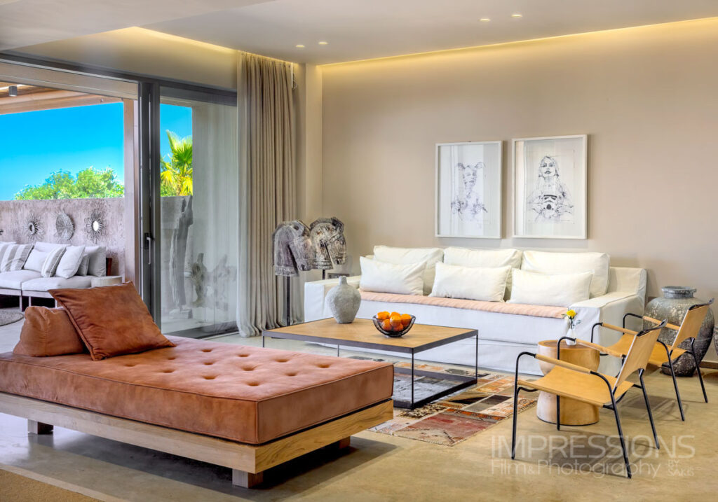 heraklion villa interior design shot