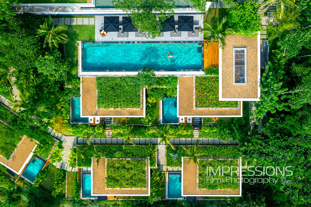 hotel aerial photography