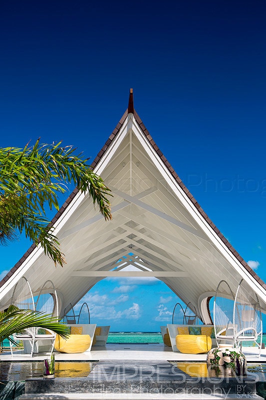 hotel luxury spa architecture photography OZEN Maldives