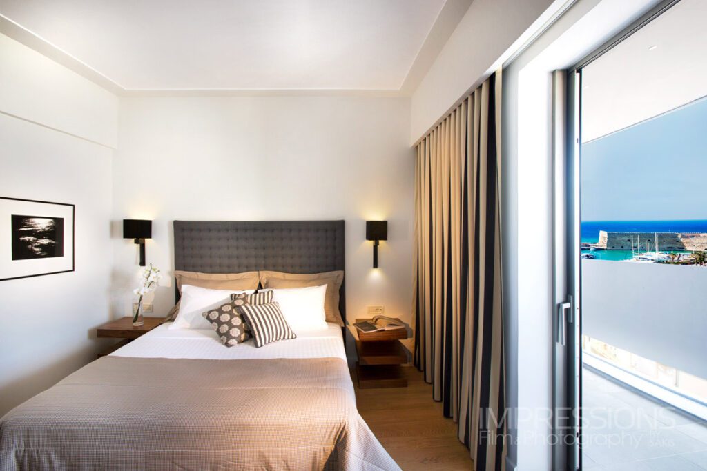 hotel photography heraklion crete aquila atlantis room sea view