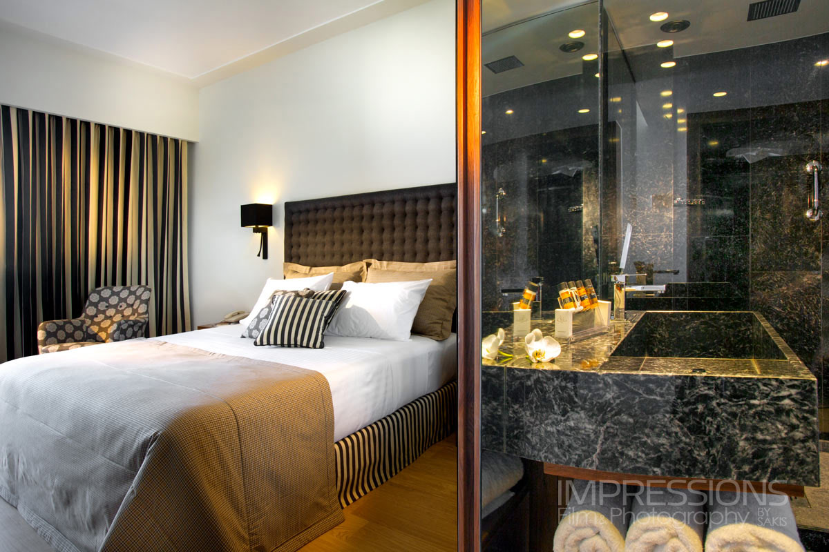 hotel photography heraklion crete aquila suite bathroom