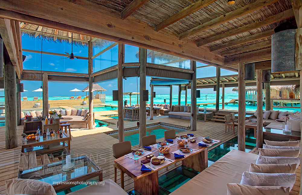 interior Photography luxury resort gili lankanfushi maldives