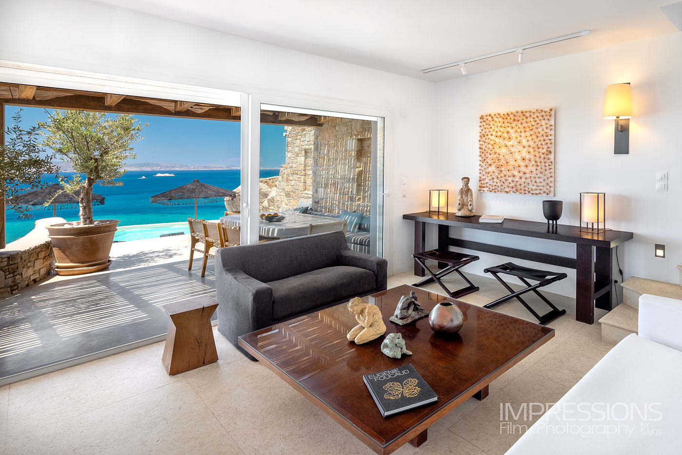 interior photography luxury hotel and villa greece
