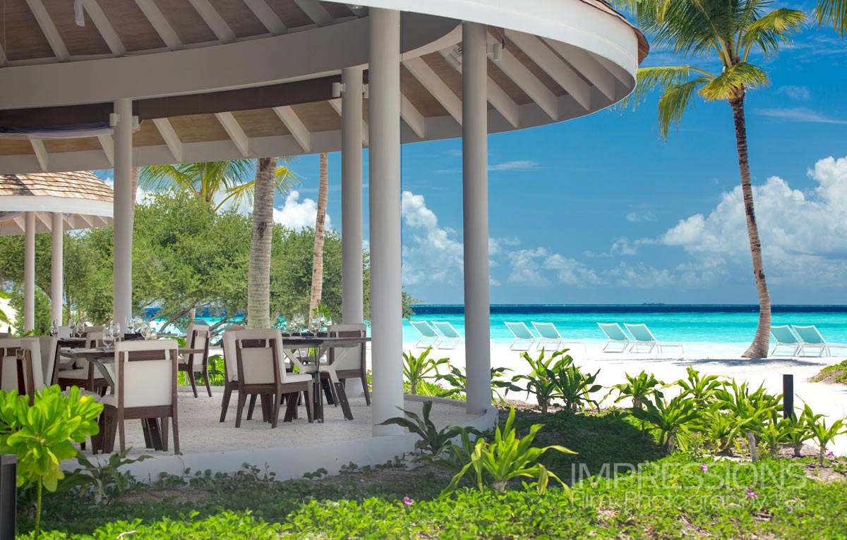 kandima resort dining area outdoor