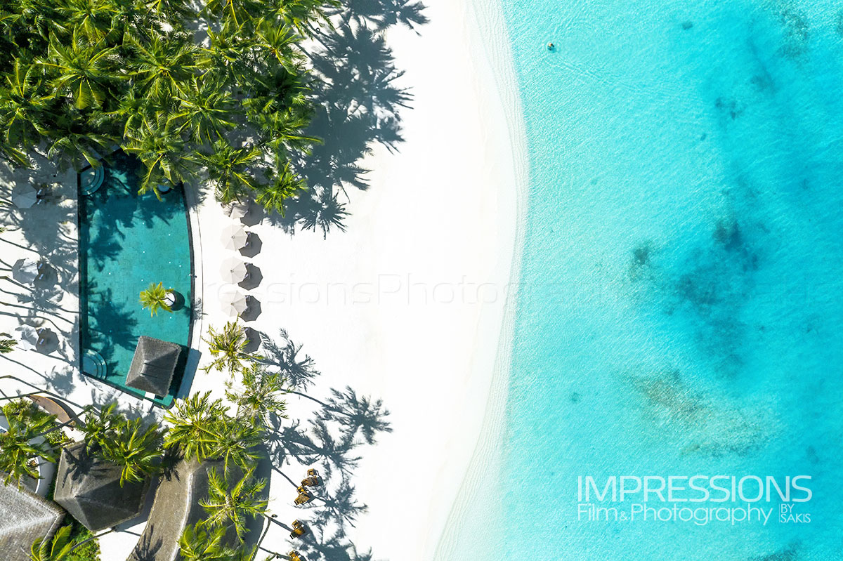professional hotel aerial photography from a plane by Licensed Drone pilot aerial photographer