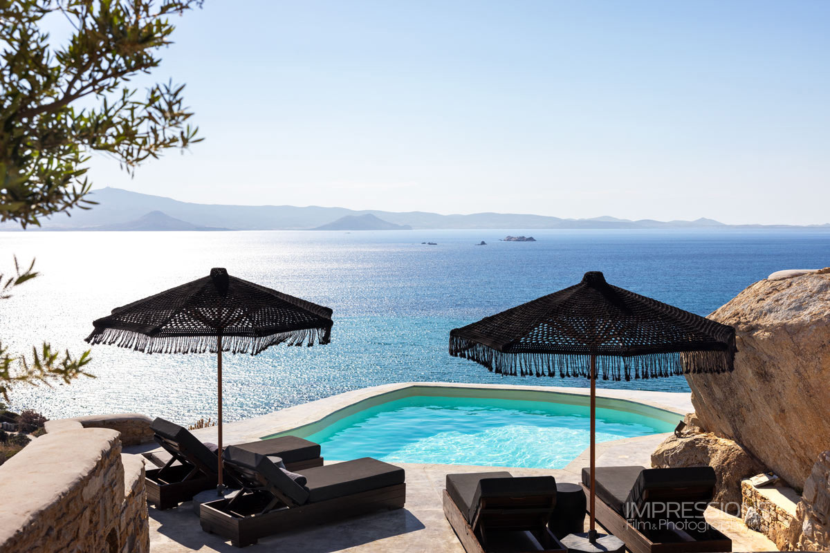 lifestyle photography art of living luxury villa naxos greece