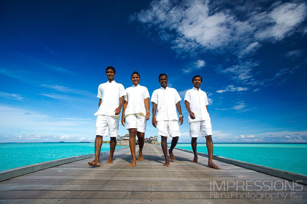the butler team at Gili Lankanfushi Maldives